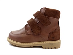 Wheat winter boot dry clay with velcro and TEX